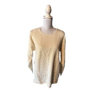 liv & Co Cream Sweater Size L